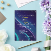 Invitation de mariage florale plate (Insitu (Mariage))