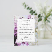 Invitation de mariage florale romantique (Debout devant)