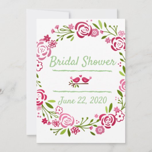 Invitation de mariage Fresh & Sweet (Devant)