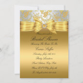 Invitation de mariage Gold Silver Rose (Devant)