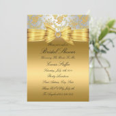 Invitation de mariage Gold Silver Rose (Debout devant)