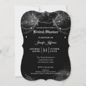Invitation de mariage gothique Halloween (Devant)