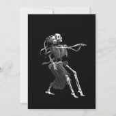 Invitation de mariage gothique Halloween à conserv (Dos)
