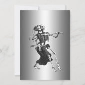 Invitation de mariage gothique Halloween à conserv (Dos)