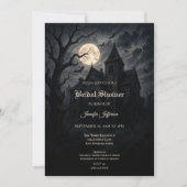 Invitation de mariage gothique Halloween pour une (Devant)