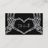 Invitation De Mariage Gothique, Moody Jusqu'À La M (Dos)