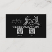 Invitation De Mariage Gothique, Moody Jusqu'À La M (Devant)