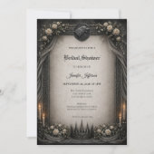 Invitation de mariage gothique sombre GOT (Devant)