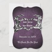 Invitation de mariage Halloween (Devant)