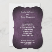 Invitation de mariage Halloween (Dos)