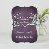 Invitation de mariage Halloween (Debout devant)