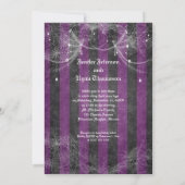 Invitation de mariage Halloween (Dos)