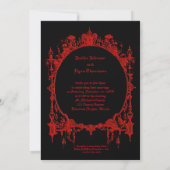 Invitation de mariage Halloween (Dos)