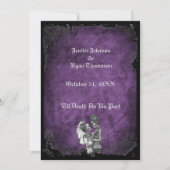 Invitation de mariage Halloween (Devant)