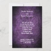 Invitation de mariage Halloween (Dos)