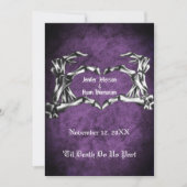 Invitation de mariage Halloween (Devant)