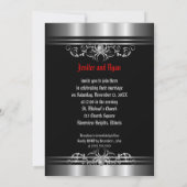 Invitation de mariage Halloween (Dos)