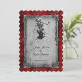 Invitation de mariage Halloween (Debout devant)