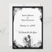 Invitation de mariage Halloween (Devant)