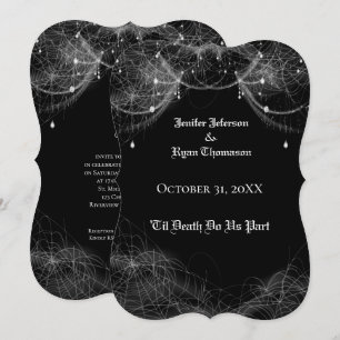 Invitation de mariage Halloween