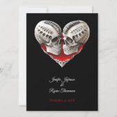 Invitation de mariage Halloween (Devant)