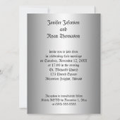 Invitation de mariage Halloween (Dos)
