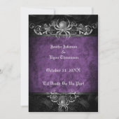 Invitation de mariage Halloween (Devant)