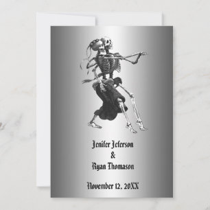 Invitation de mariage Halloween
