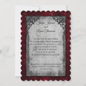 Invitation de mariage Halloween (Dos)