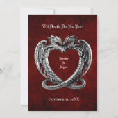 Invitation de mariage Halloween (Devant)