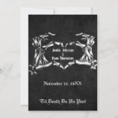 Invitation de mariage Halloween (Devant)