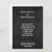 Invitation de mariage Halloween (Dos)