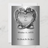 Invitation de mariage Halloween (Devant)