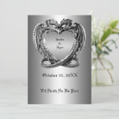 Invitation de mariage Halloween (Debout devant)