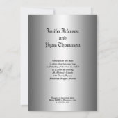 Invitation de mariage Halloween (Dos)