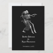 Invitation de mariage Halloween (Devant)