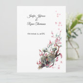 Invitation de mariage Halloween (Debout devant)