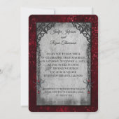 Invitation de mariage Halloween (Dos)