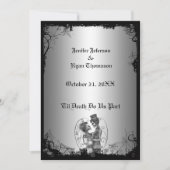 Invitation de mariage Halloween (Devant)