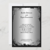 Invitation de mariage Halloween (Dos)