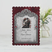 Invitation de mariage Halloween (Debout devant)