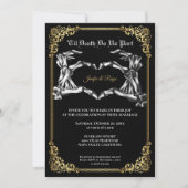 Invitation de mariage Halloween Dark Gothic (Devant)