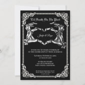 Invitation de mariage Halloween Dark Gothic (Devant)