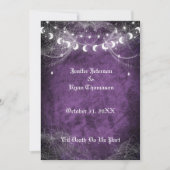 Invitation de mariage Halloween gothique (Devant)