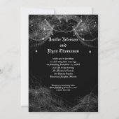 Invitation de mariage Halloween gothique (Dos)