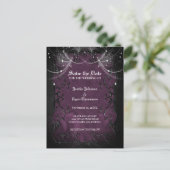 Invitation de mariage Halloween gothique (Debout devant)