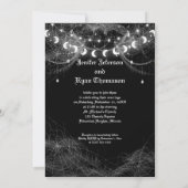 Invitation de mariage Halloween gothique (Dos)