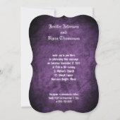 Invitation de mariage Halloween gothique (Dos)