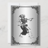 Invitation de mariage Halloween gothique (Dos)