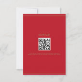 Invitation de mariage hindou indien (Dos)